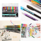 US 48Pcs Neon Color Gel Pastel Pen Point Marker Drawing Note Journaling Doodling