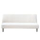US Stretch Solid Color Futon Slipcover Full Or Queen Size Armless Sofa Bed Cover