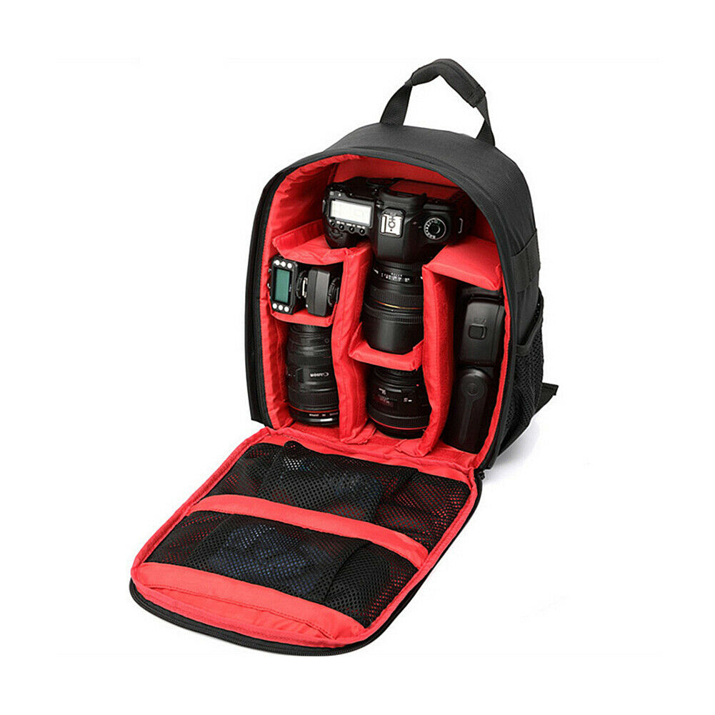 US Waterproof Camera Backpack Sling Shoulder Bag Case for Canon Nikon Sony DSLR