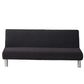 US Stretch Solid Color Futon Slipcover Full Or Queen Size Armless Sofa Bed Cover