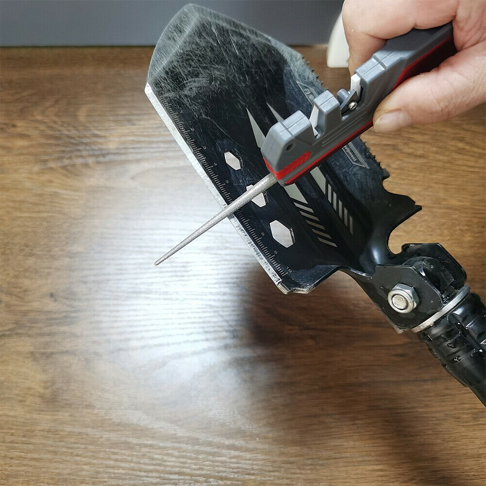US 6-in-1 Pocket Knife Sharpener EDC Tapered Tool Repair Restore And Hone Blade