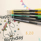 US 48Pcs Neon Color Gel Pastel Pen Point Marker Drawing Note Journaling Doodling