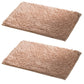 US Luxury Chenille Bath Rug Absorbent Soft Shaggy Non Slip Bathroom Mat Rugs