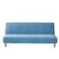 US Stretch Solid Color Futon Slipcover Full Or Queen Size Armless Sofa Bed Cover