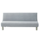 US Stretch Solid Color Futon Slipcover Full Or Queen Size Armless Sofa Bed Cover