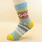 US 5 Pairs Wool Socks Womens Winter Warm Thick Knit Cabin Cozy Crew Socks 5-9