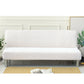 US Stretch Solid Color Futon Slipcover Full Or Queen Size Armless Sofa Bed Cover