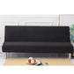 US Stretch Solid Color Futon Slipcover Full Or Queen Size Armless Sofa Bed Cover