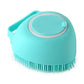 US Baby Silicone Bath Scrubber Gel Dispenser Comb Cradle Cap Pet Massage Brush