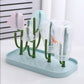 US Baby Bottle Drying Rack Portable Bottle Dryer Holder Nipples Cups Pump Parts