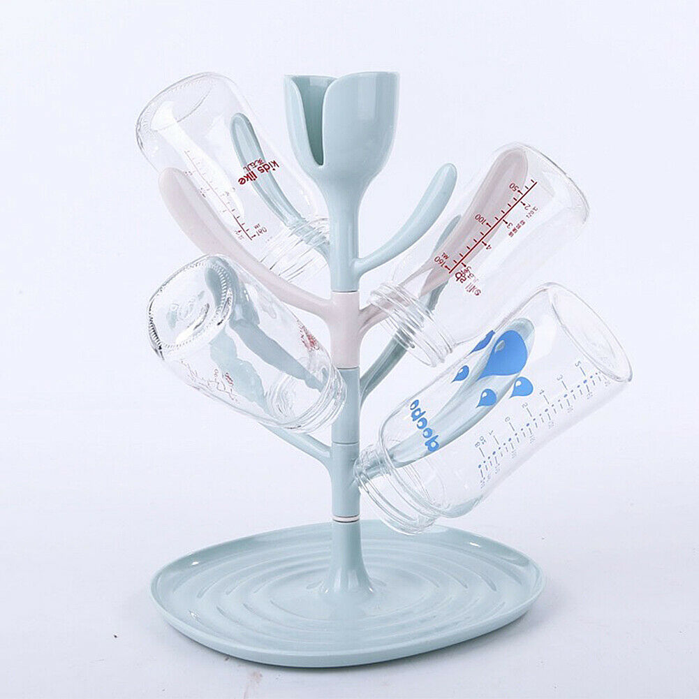 US Baby Feeding Bottle Drip Drying Rack for Teats Cups Pump Parts Keys Jewelry