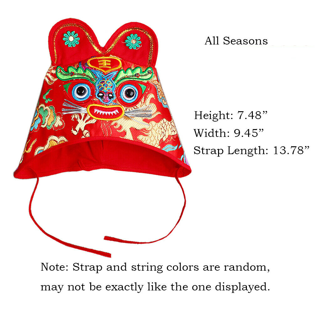 US Baby Tiger Hat Chinese Traditional New Year Newborn Infant Toddler Photo Prop