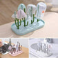 US Baby Bottle Drying Rack Portable Bottle Dryer Holder Nipples Cups Pump Parts