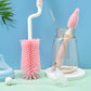 US 3PCS Set Silicone Feeding Baby Bottle Nipple Straw Cleaning Brush 360 Degree