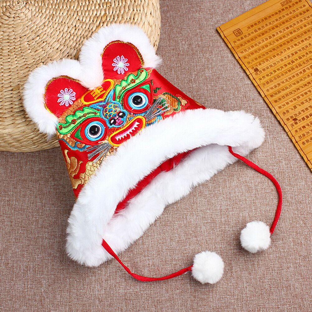 US Baby Tiger Hat Chinese Traditional New Year Newborn Infant Toddler Photo Prop