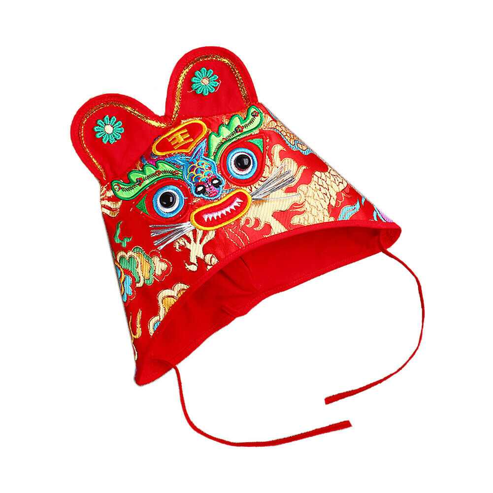 US Baby Tiger Hat Chinese Traditional New Year Newborn Infant Toddler Photo Prop