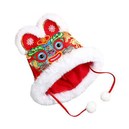 US Baby Tiger Hat Chinese Traditional New Year Newborn Infant Toddler Photo Prop