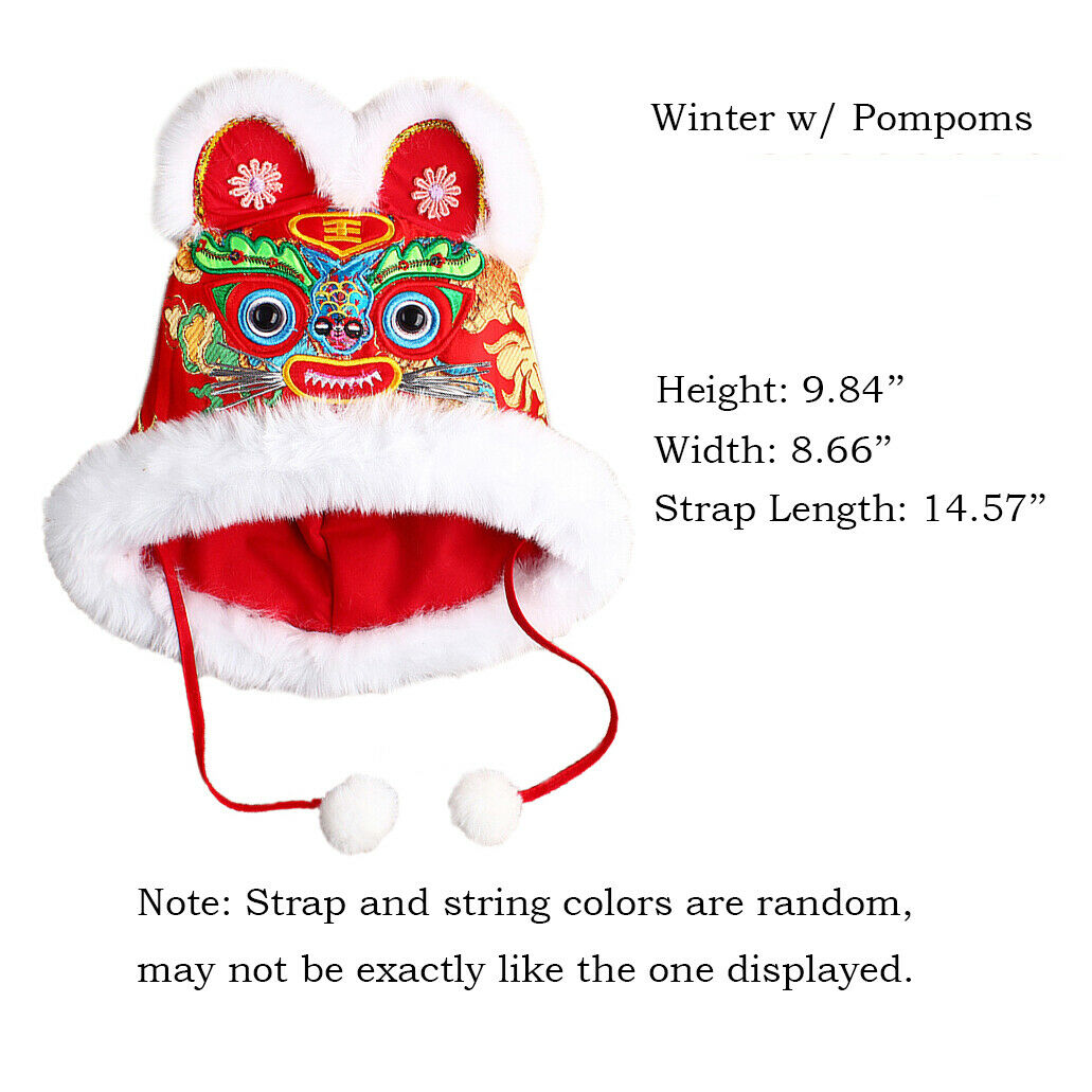 US Baby Tiger Hat Chinese Traditional New Year Newborn Infant Toddler Photo Prop