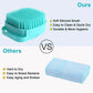 US Baby Silicone Bath Scrubber Gel Dispenser Comb Cradle Cap Pet Massage Brush